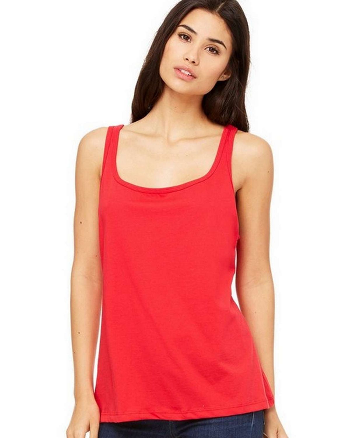 Buy Bella + Canvas B6488 Womens Relaxed Jersey Tank