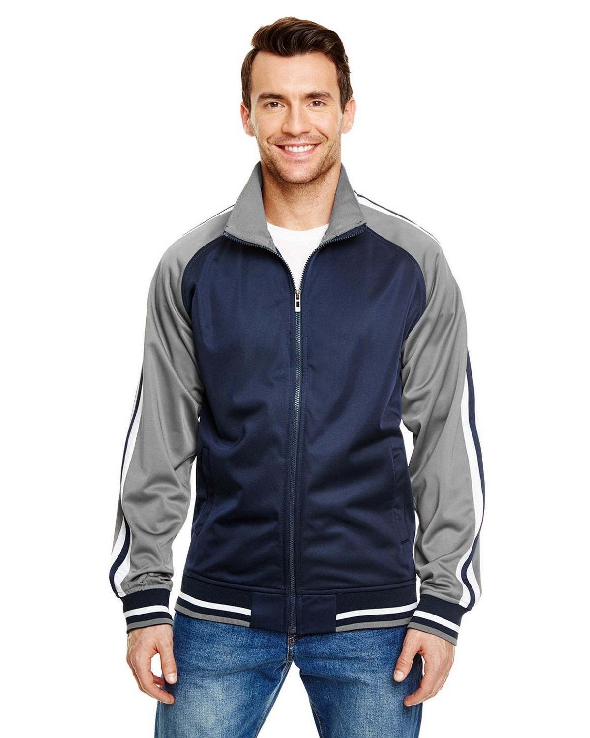 Burnside B8653 Adult Varsity Track Jacket