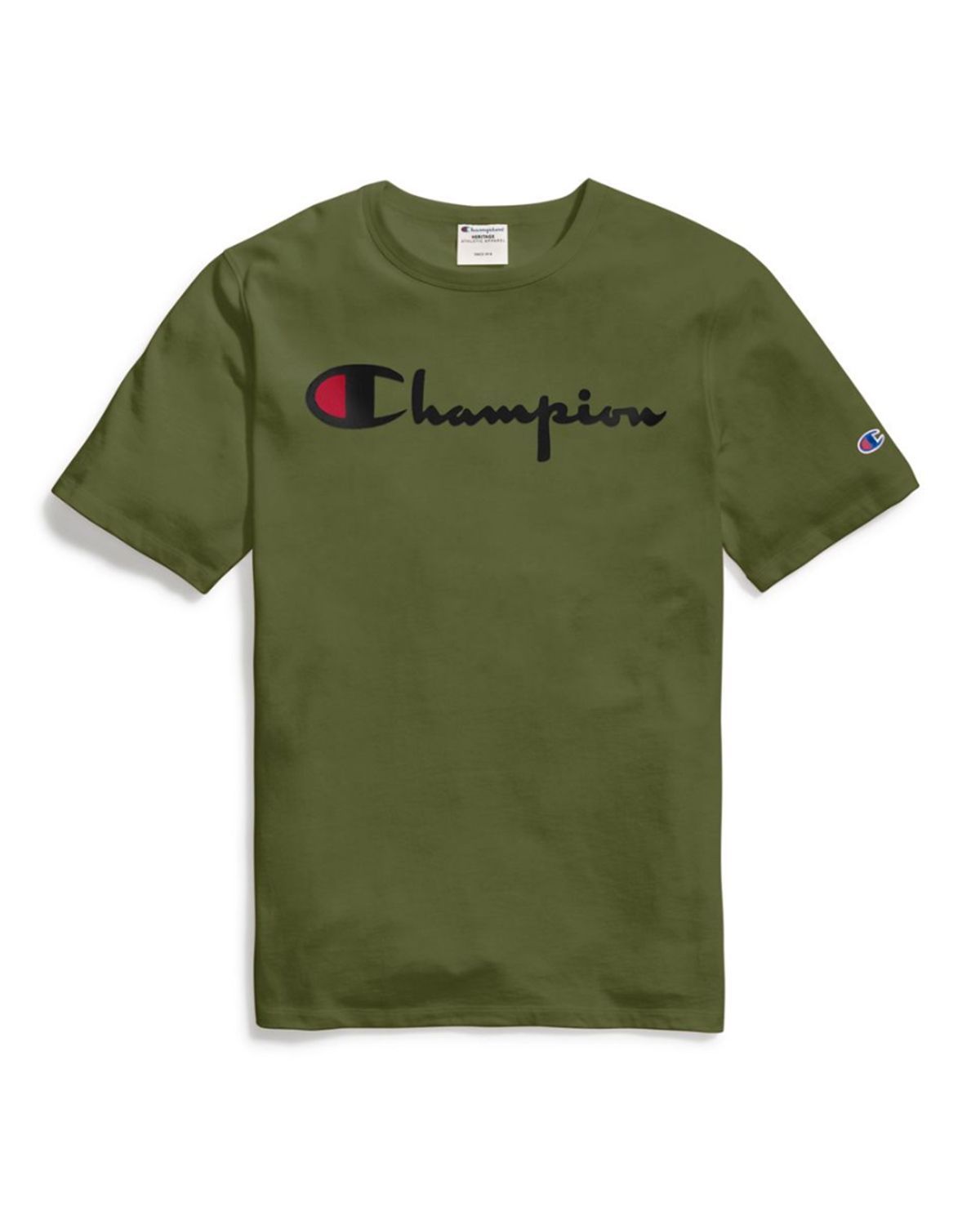 Champion GT19 Y07954 Life Men's Heritage Tee, Flock 90s Logo