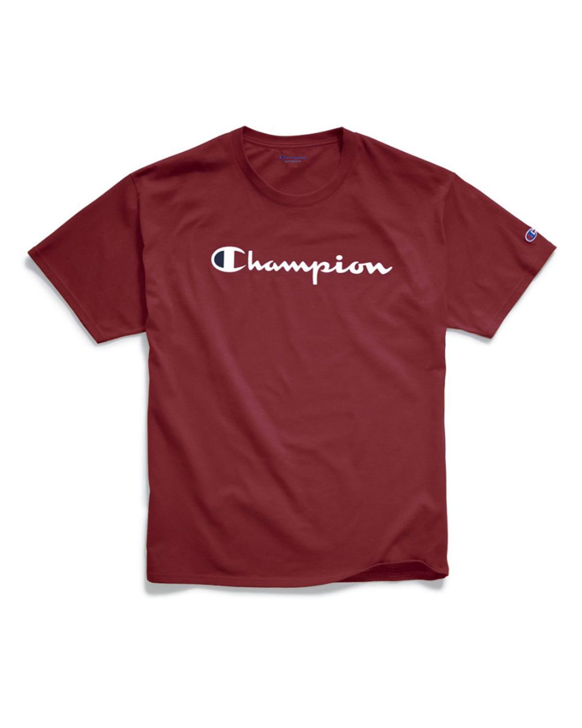 Champion GT23H Y07718 Men s Classic Jersey Tee Script Logo