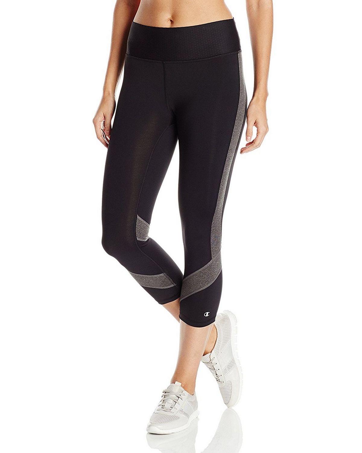 Champion M1256 Women Absolute Colorblock Capris With Smoothtec Waistband