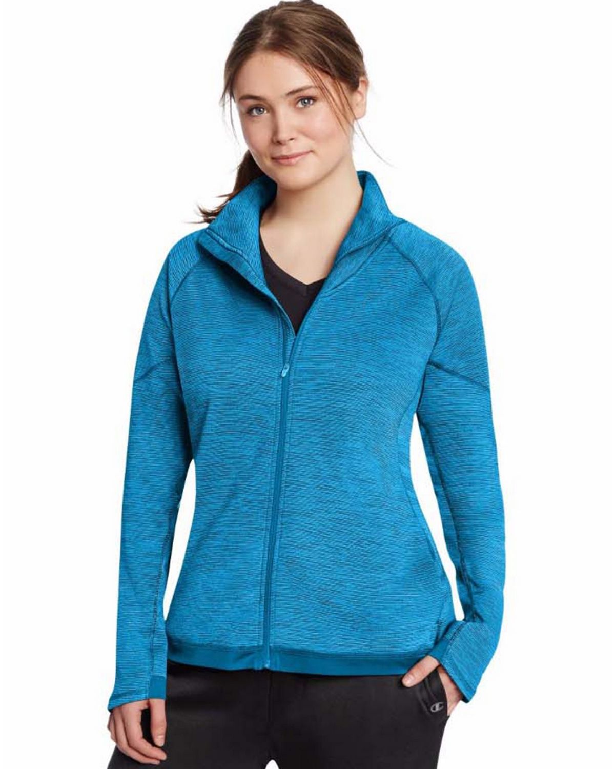 Champion QW1039 Womens Plus Tech Fleece Full Zip Jacket