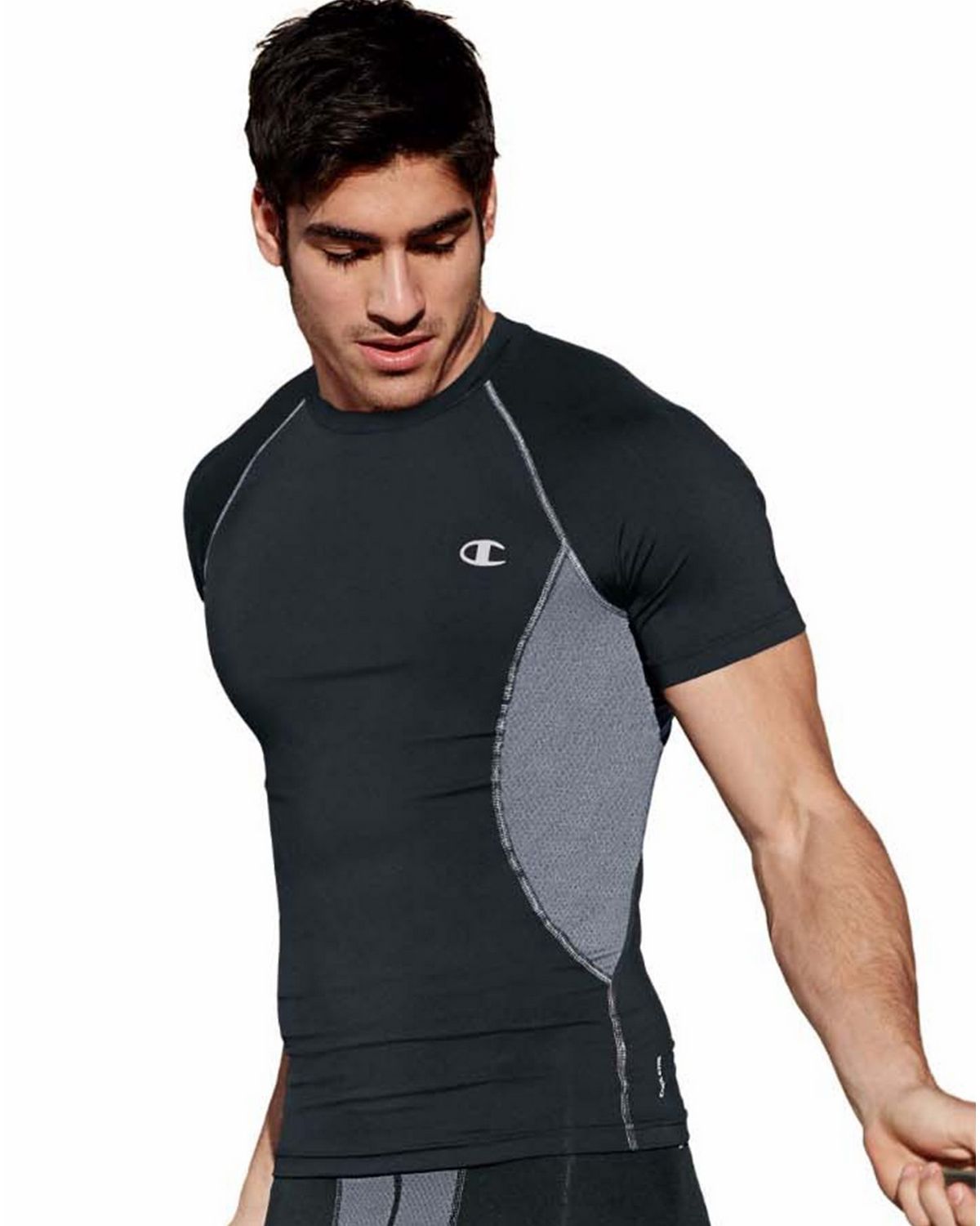 Champion T0135T Champion T0135T Men s Gear Compression Short Sleeve Tee