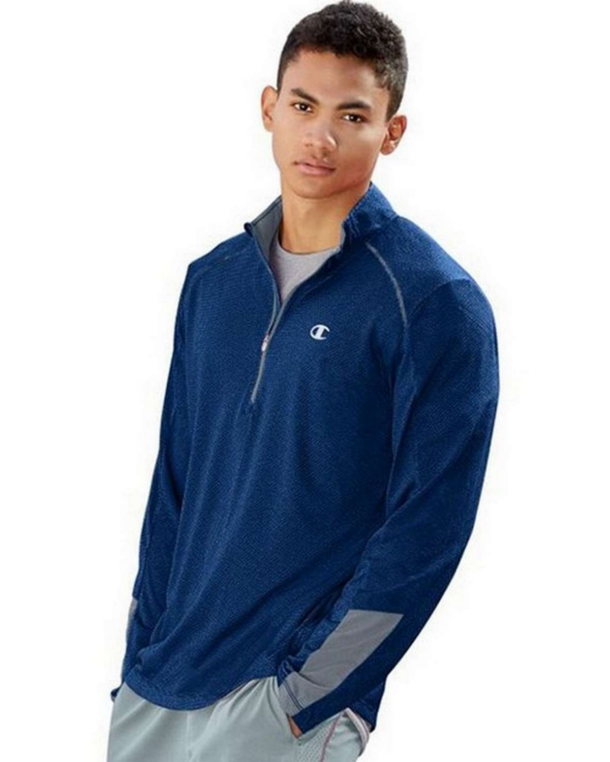 Champion T9156 Vapor Mens Half Zip Shop At