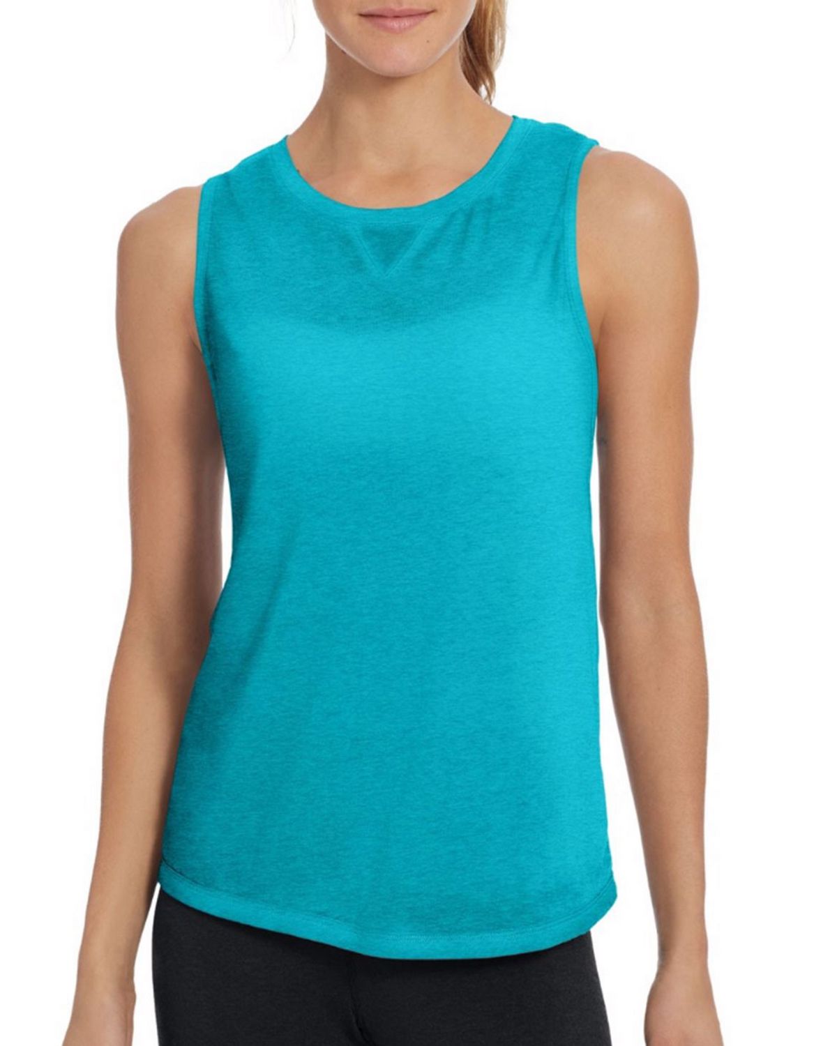 Champion W50070 Womens Authentic Wash Muscle Tank