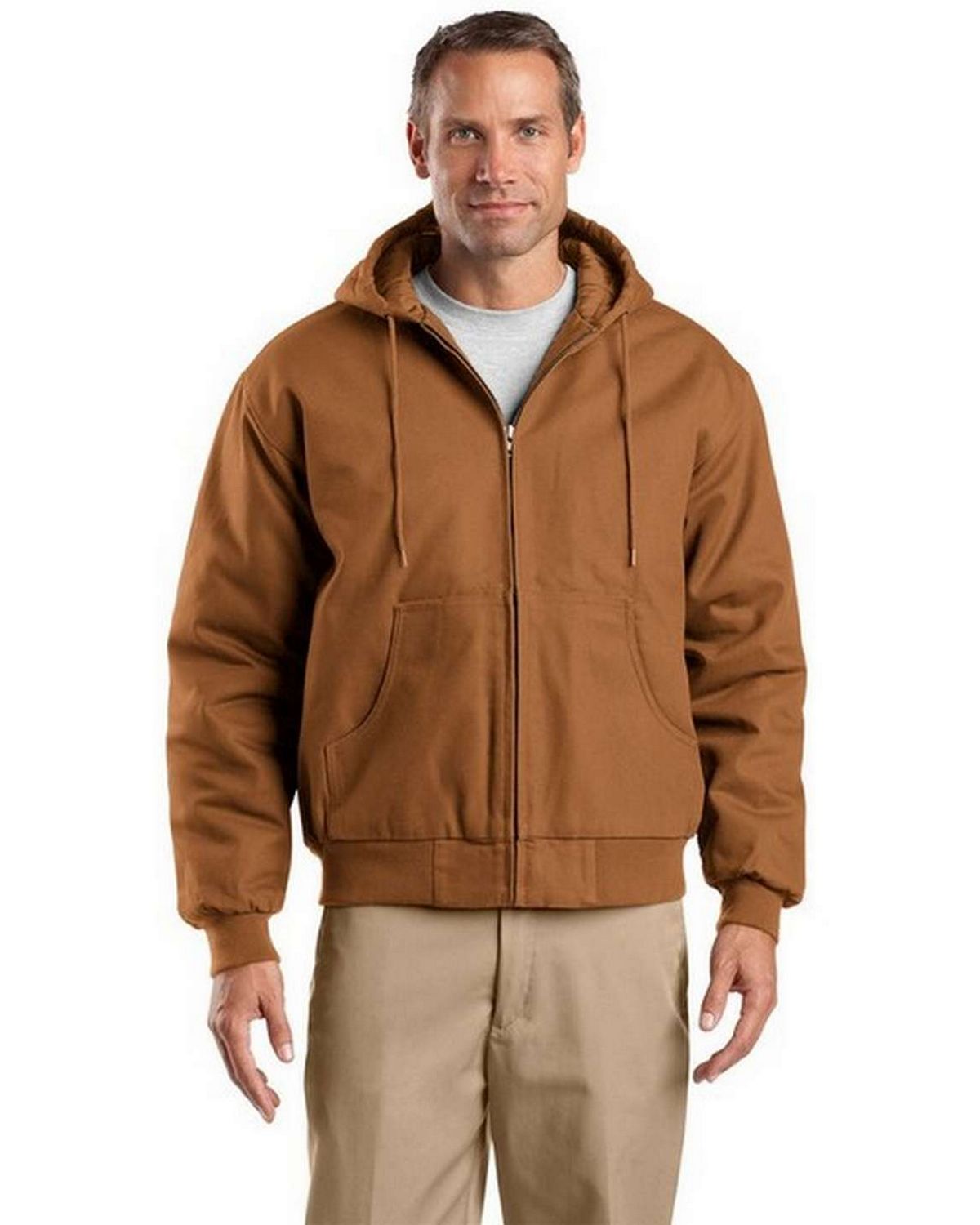 Cornerstone TLJ763H Tall Hooded Work Jacket