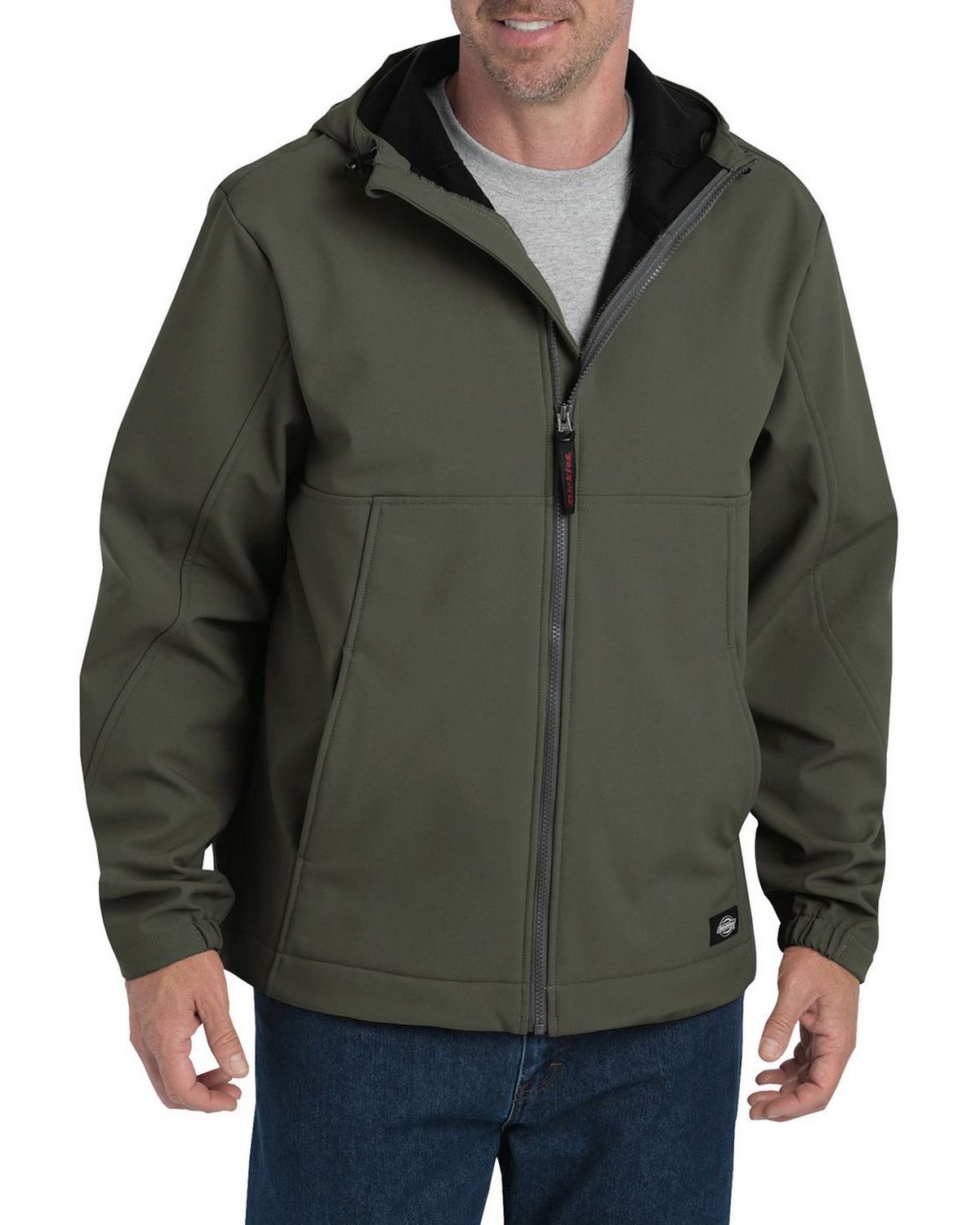 Dickies SJ377 Mens Performance Flex Softshell Jacket with Hood