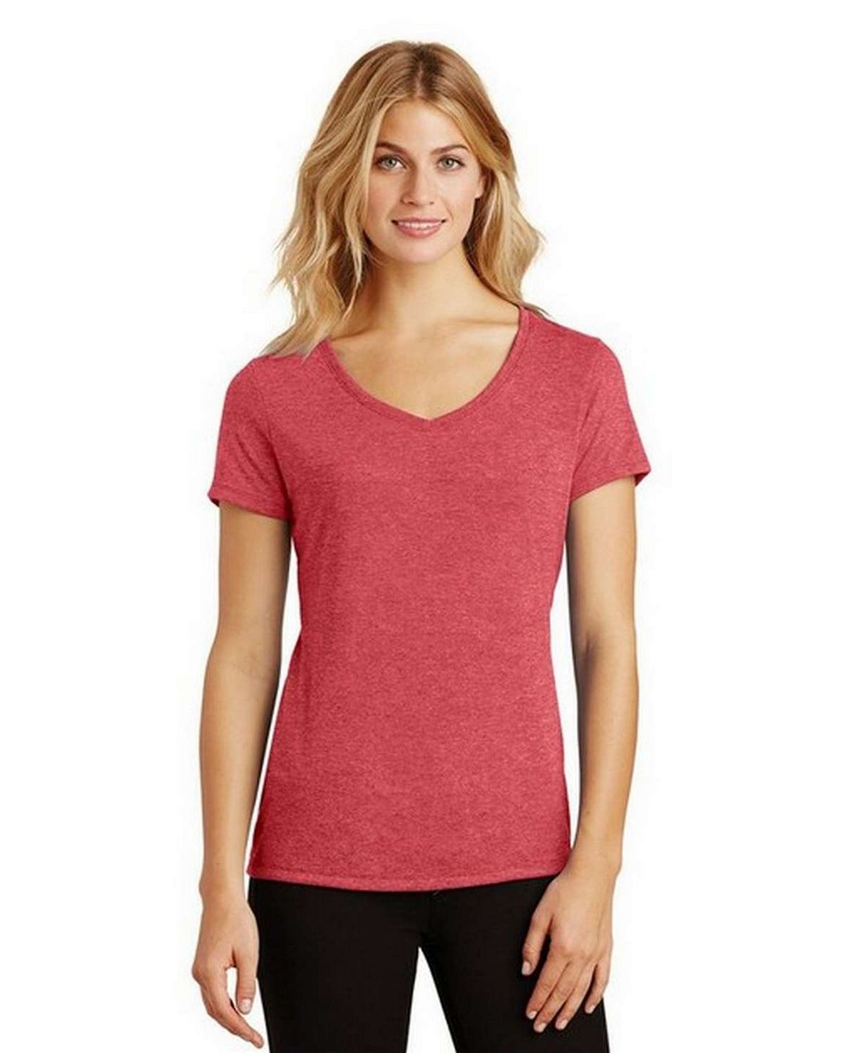 District DM1350L Women's Perfect Tri V-Neck Tee