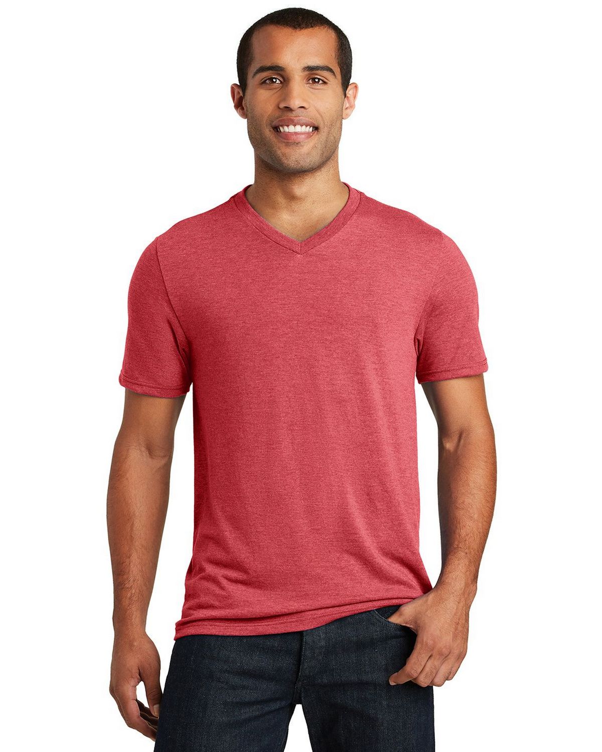 District DT1350 Mens Perfect Tr V-Neck Tee