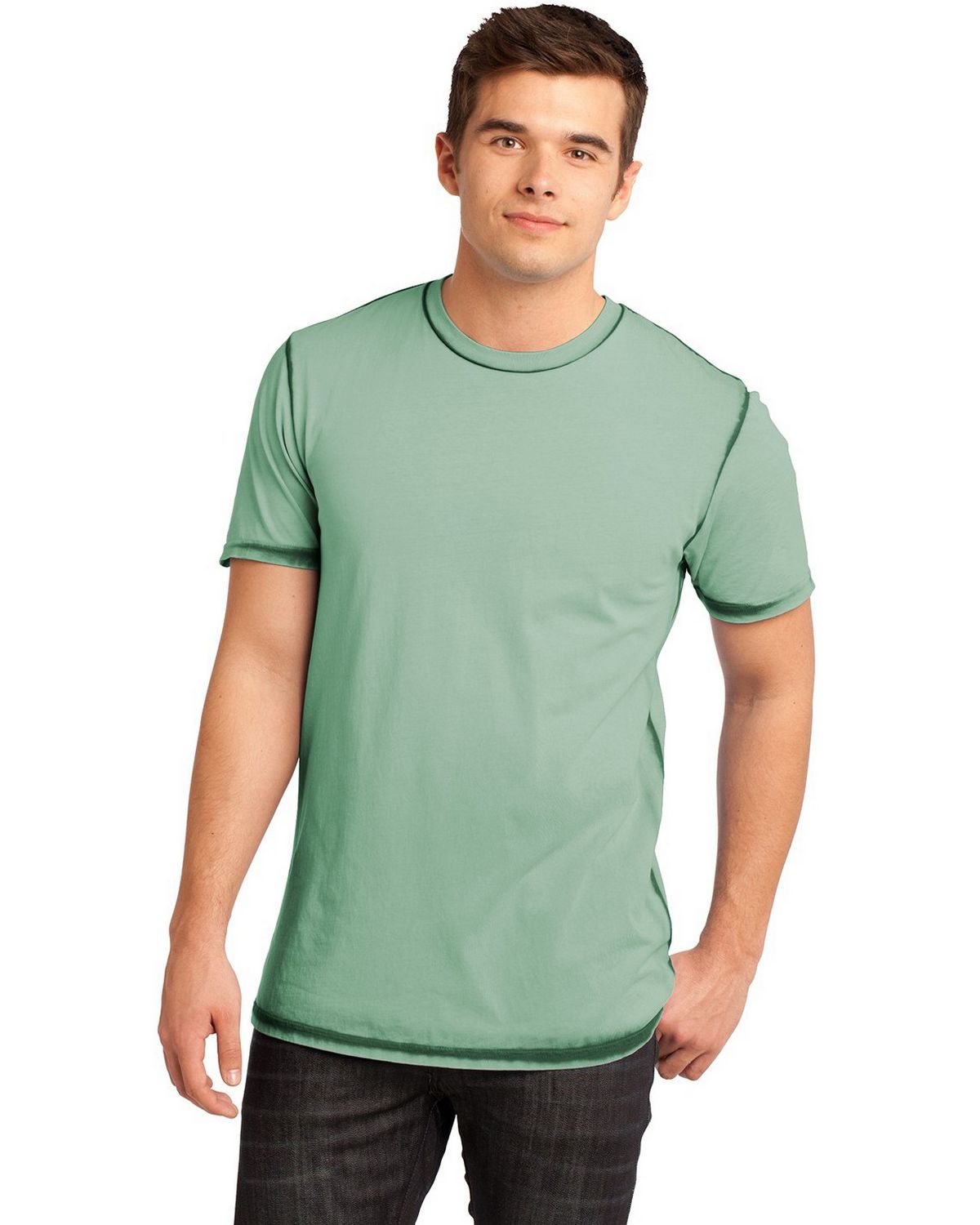 District DT1200 | District DT1200 Young Men's Faded Crew Tee