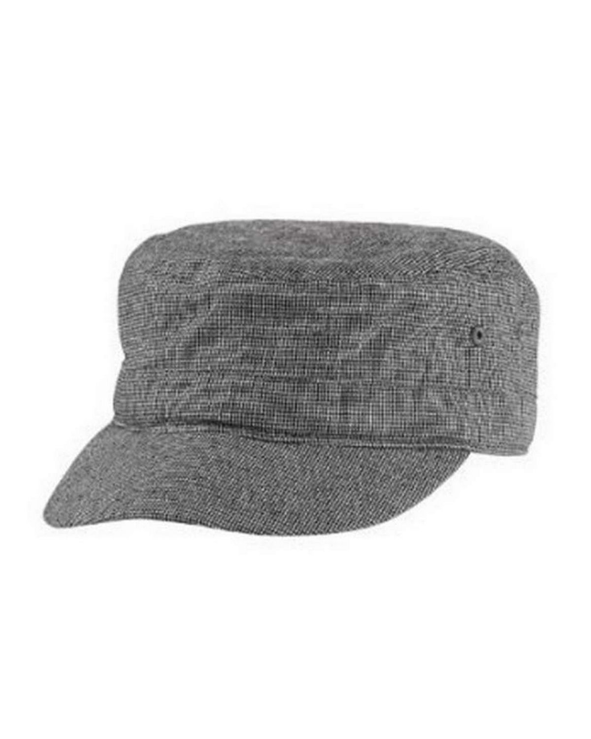 District DT619 Houndstooth Military Hat - Shop at ApparelnBags.com