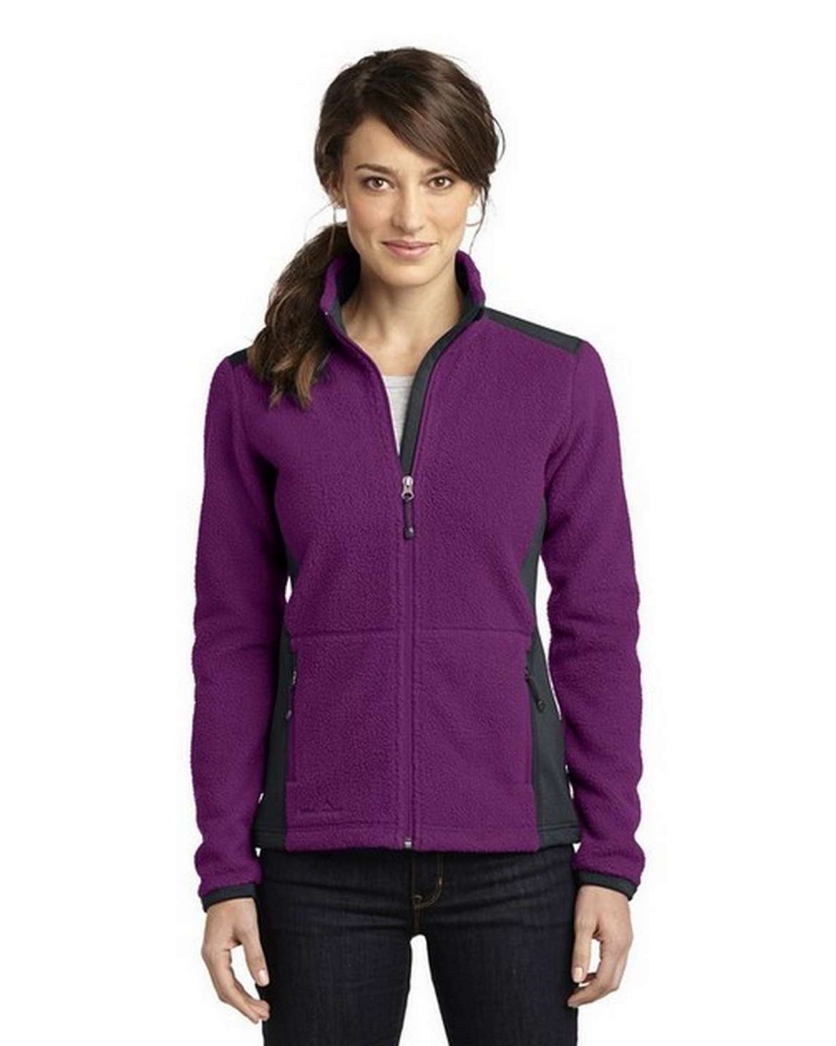 Eddie Bauer EB233 Ladies Full Zip Sherpa Fleece Jacket