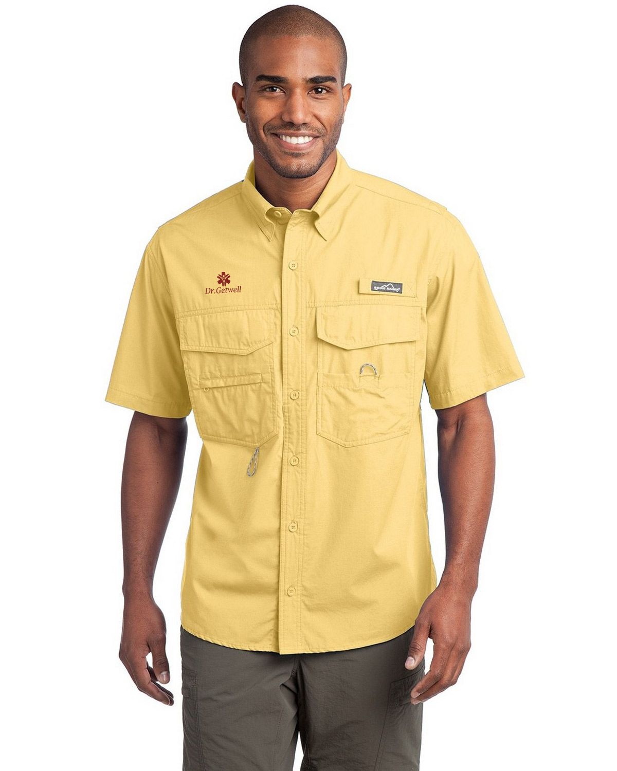 Eddie Bauer ® - Short Sleeve Fishing Shirt. EB608 - Custom Shirt Shop