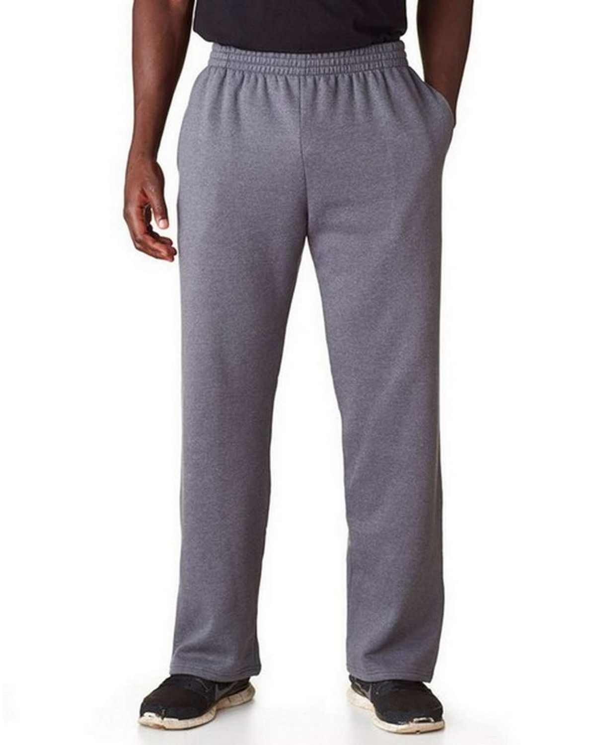 Fruit Of The Loom SF74 Adult Sofspun Open-Bottom Sweatpants with Pockets