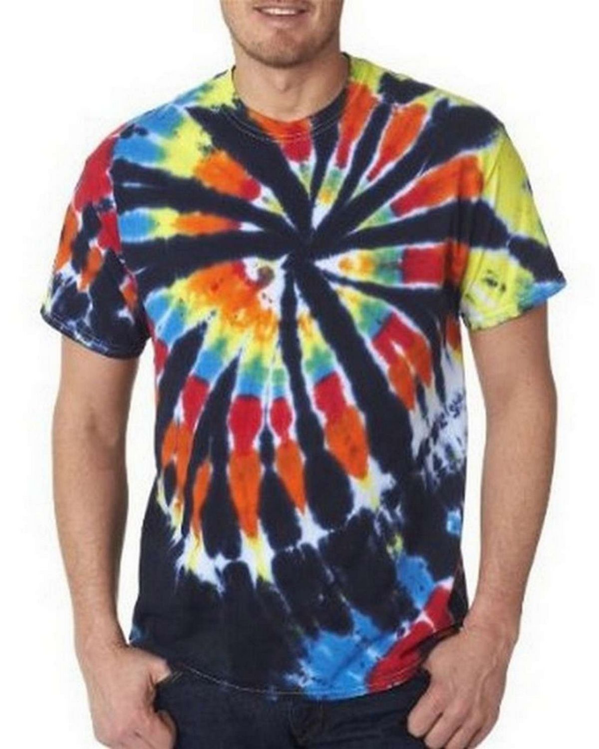 Tie-Dye CD1090 - Adult Burnout Festival T-Shirt, Pastel, S