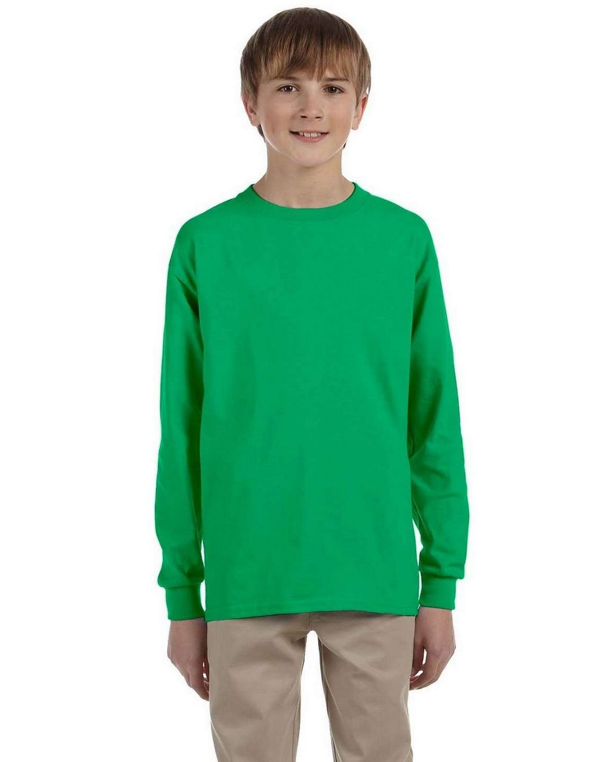 Gildan G240B Youth Ultra Cotton Long Sleeve T Shirt