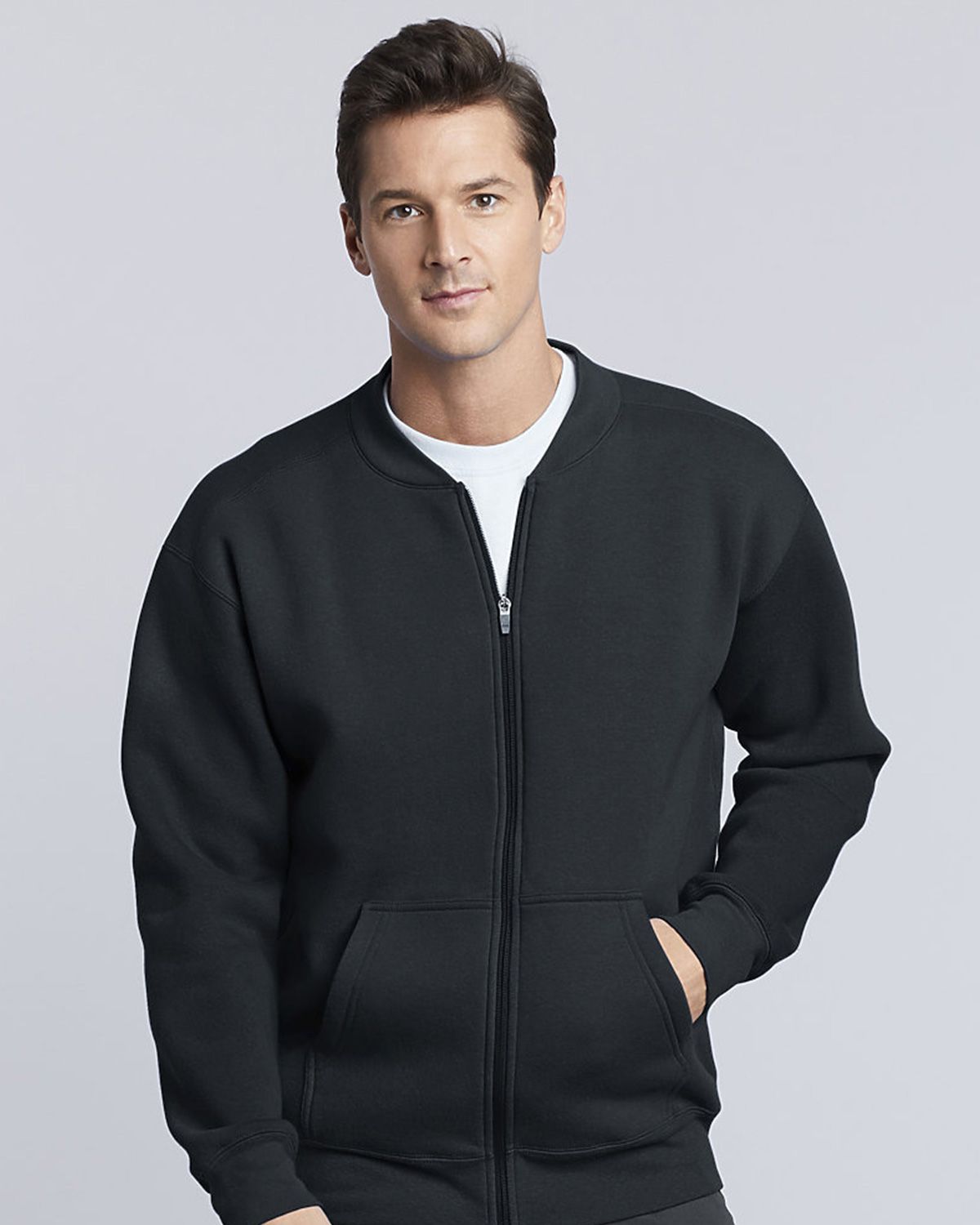 Gildan HF700 | Gildan HF700 Men's Hammer Fleece Full Zip Jacket