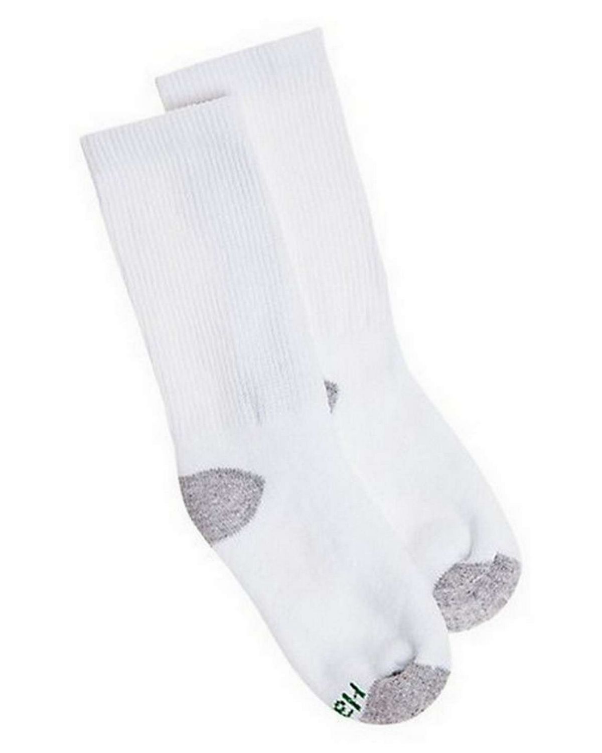 Hanes 431 Boys Crew Comfortblend White EZ Sort Socks 6Pack
