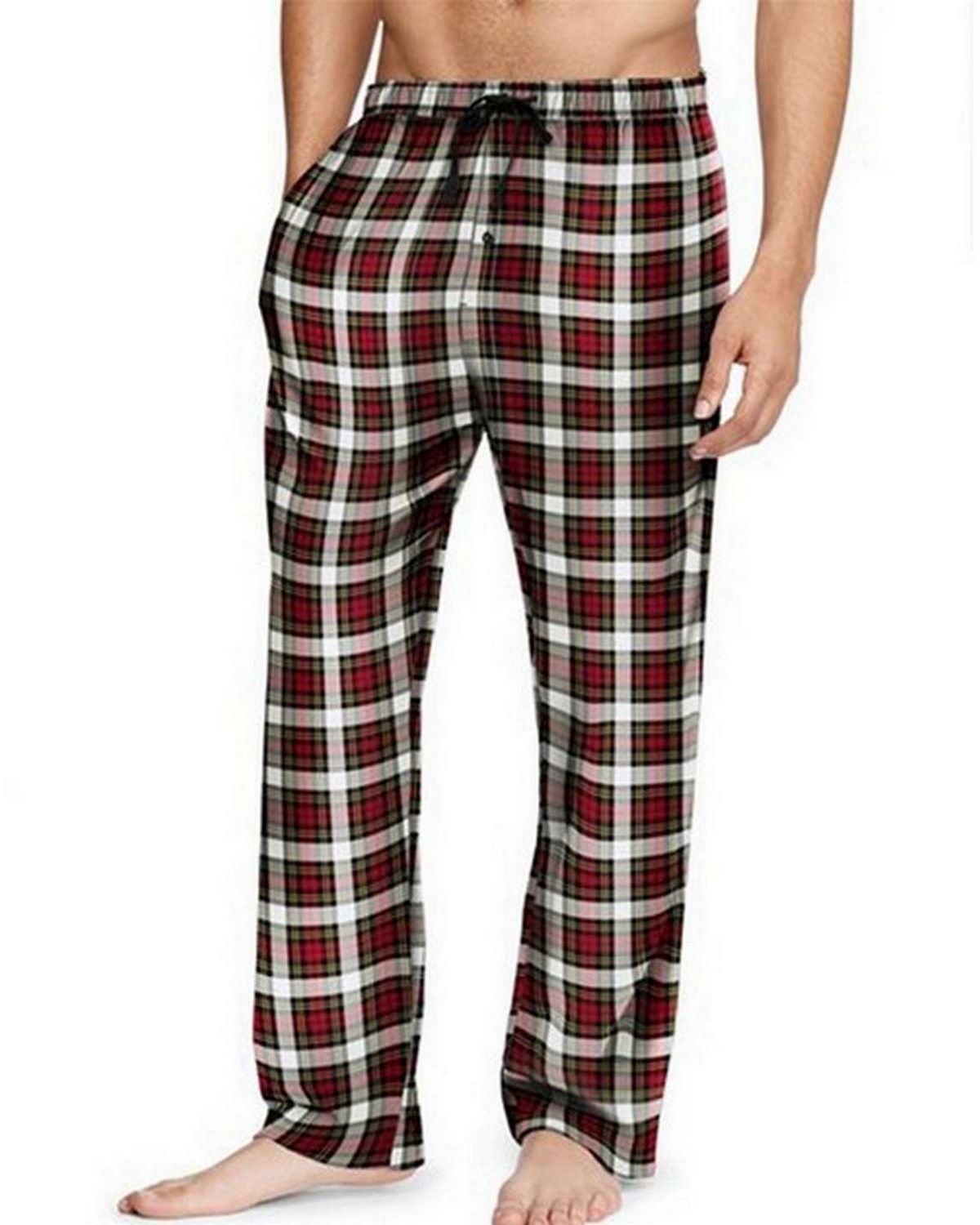 Hanes 02006 Mens Flannel Pants with Comfort Flex Waistband