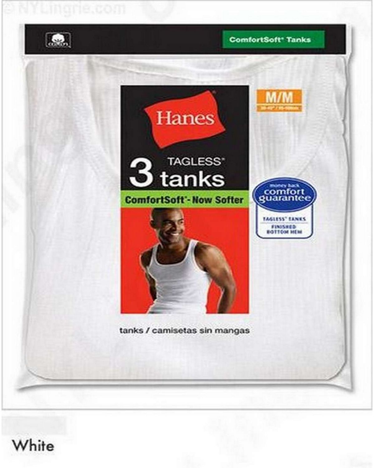 Hanes 372 White A Shirt