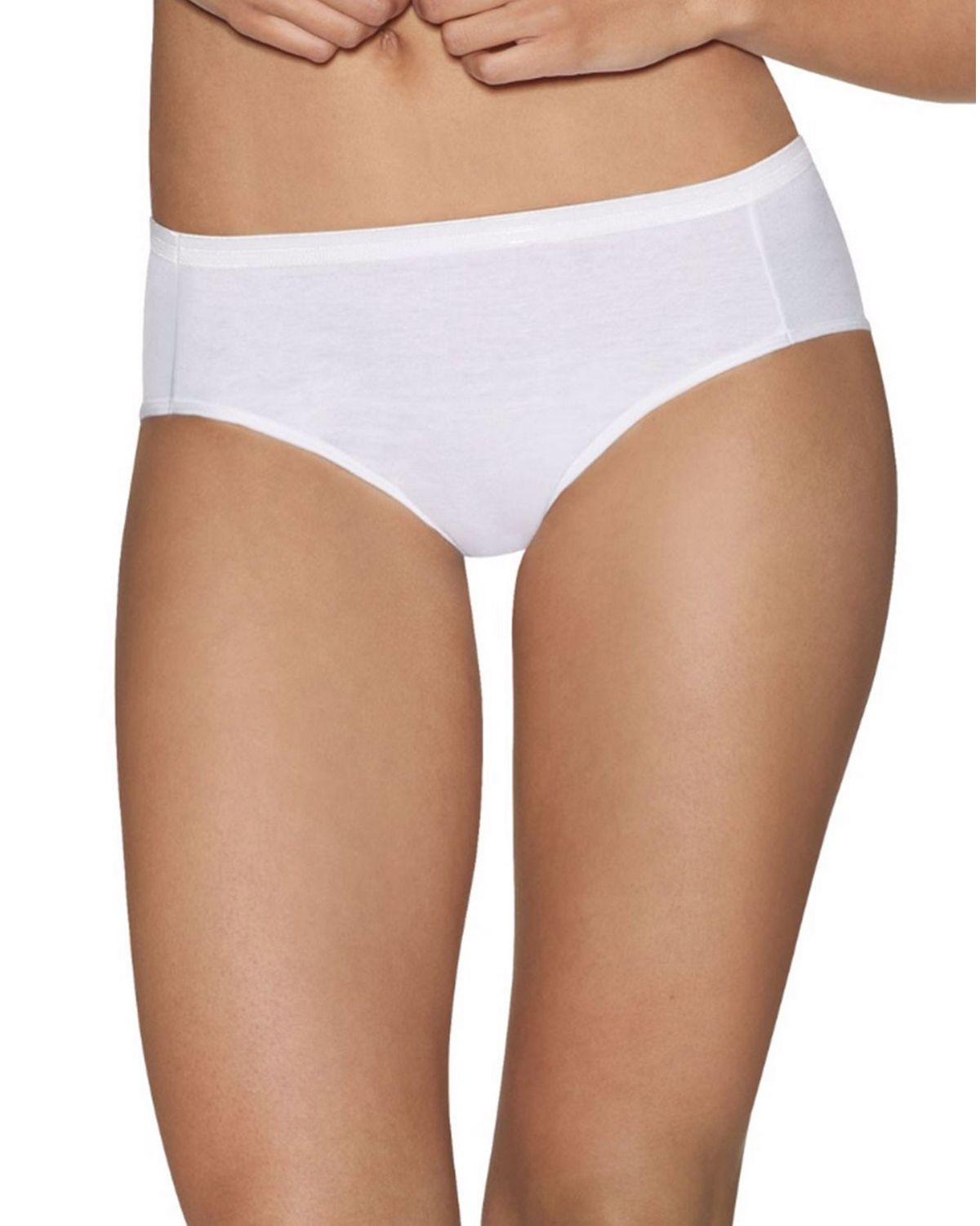 Hanes 41HUCC Ultimate Comfort Cotton Womens Hipster Panties 5Pack
