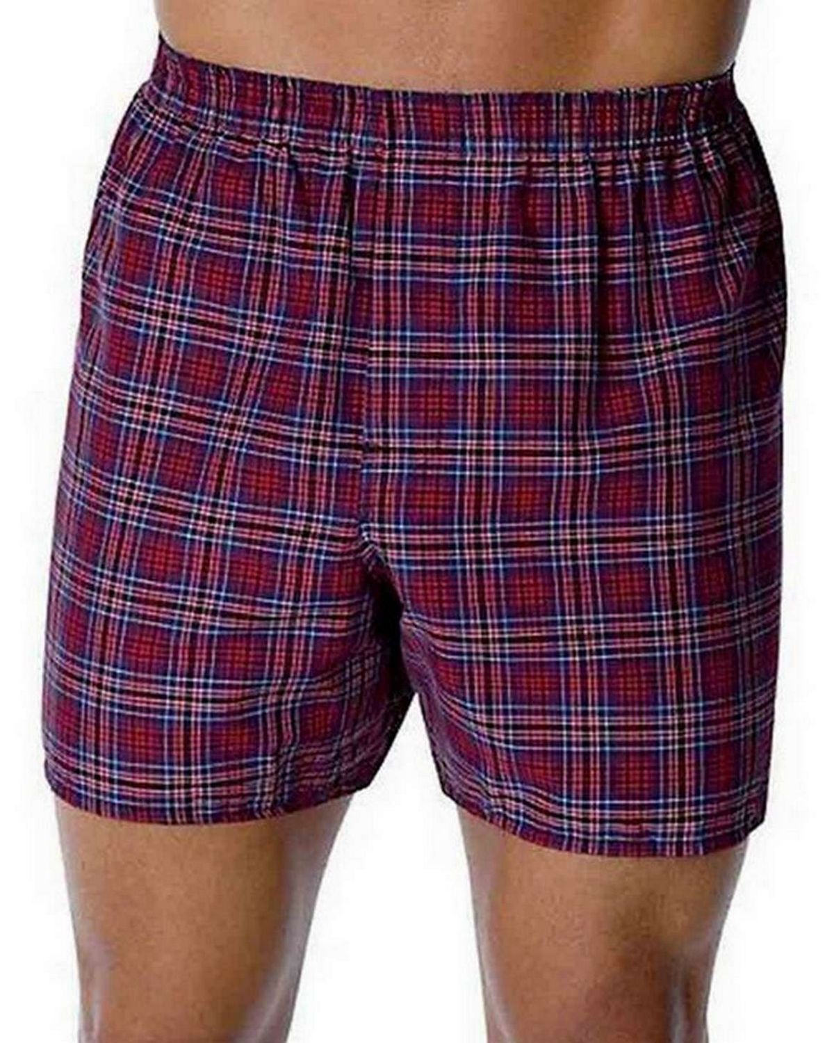 Hanes 745bp5 Hanes 745bp5 Classics Mens Tartan Boxers Pack Of 5 5380