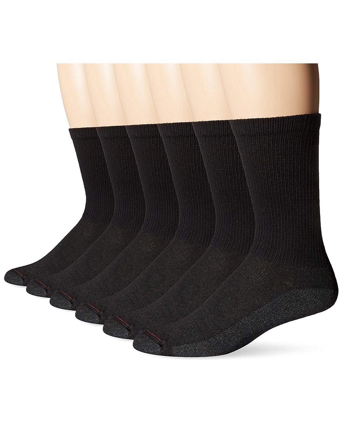 Hanes 910P6 Mens ComfortBlend Crew Socks 6-Pack