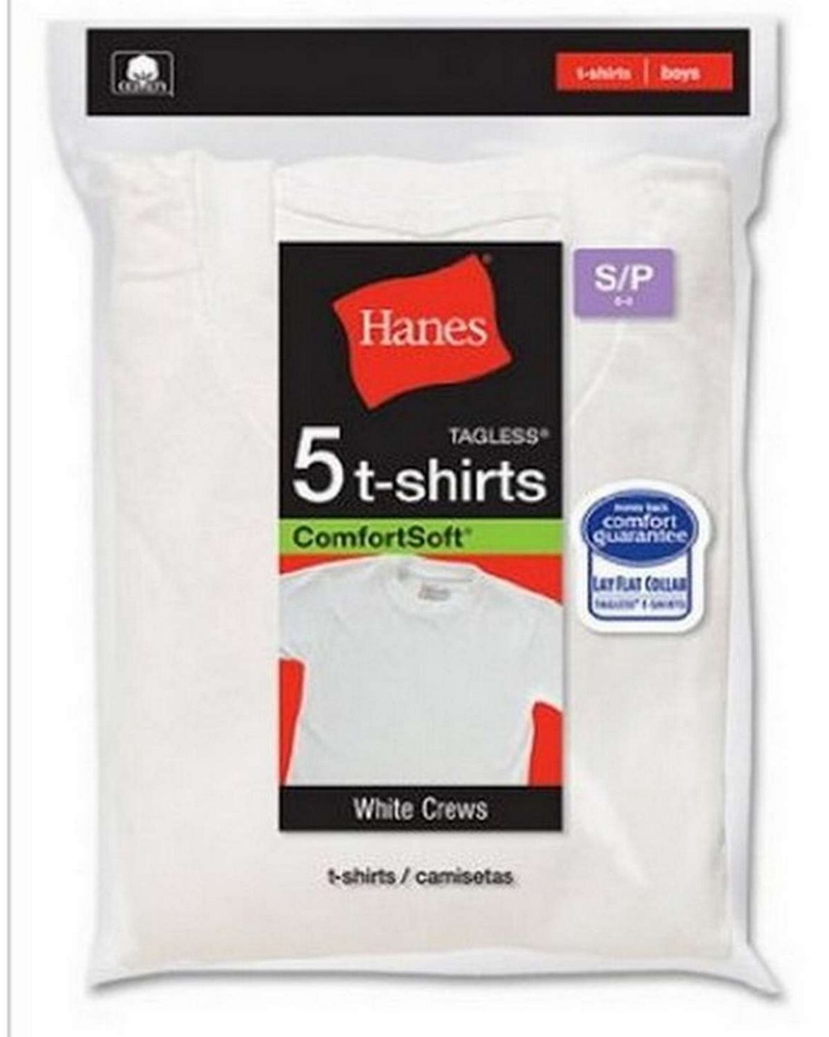 Hanes B21385 Crewneck T-Shirt (Pack of 5)