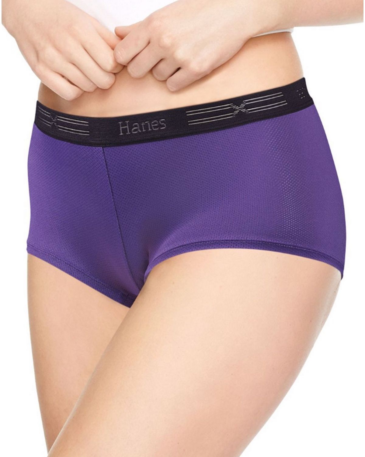 Buy Hanes Womens Performance Cool X-Temp Boyshort P3 (CX47AS) at