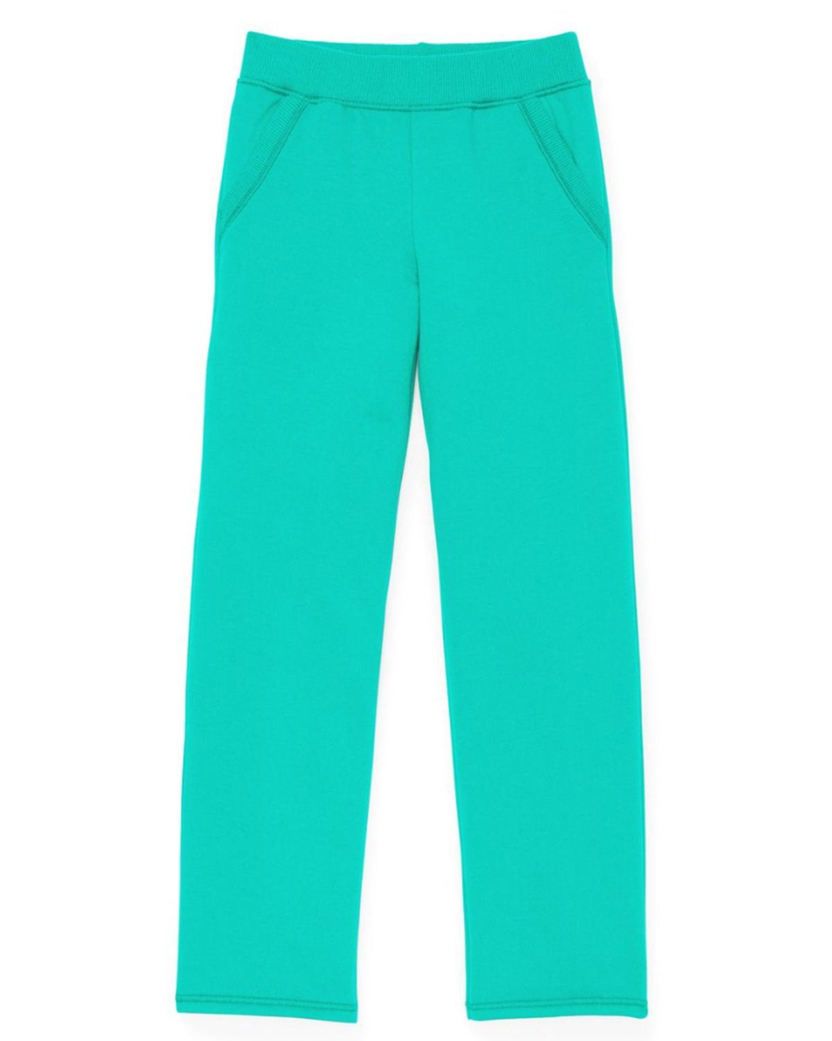 women's open leg sweatpants with pockets