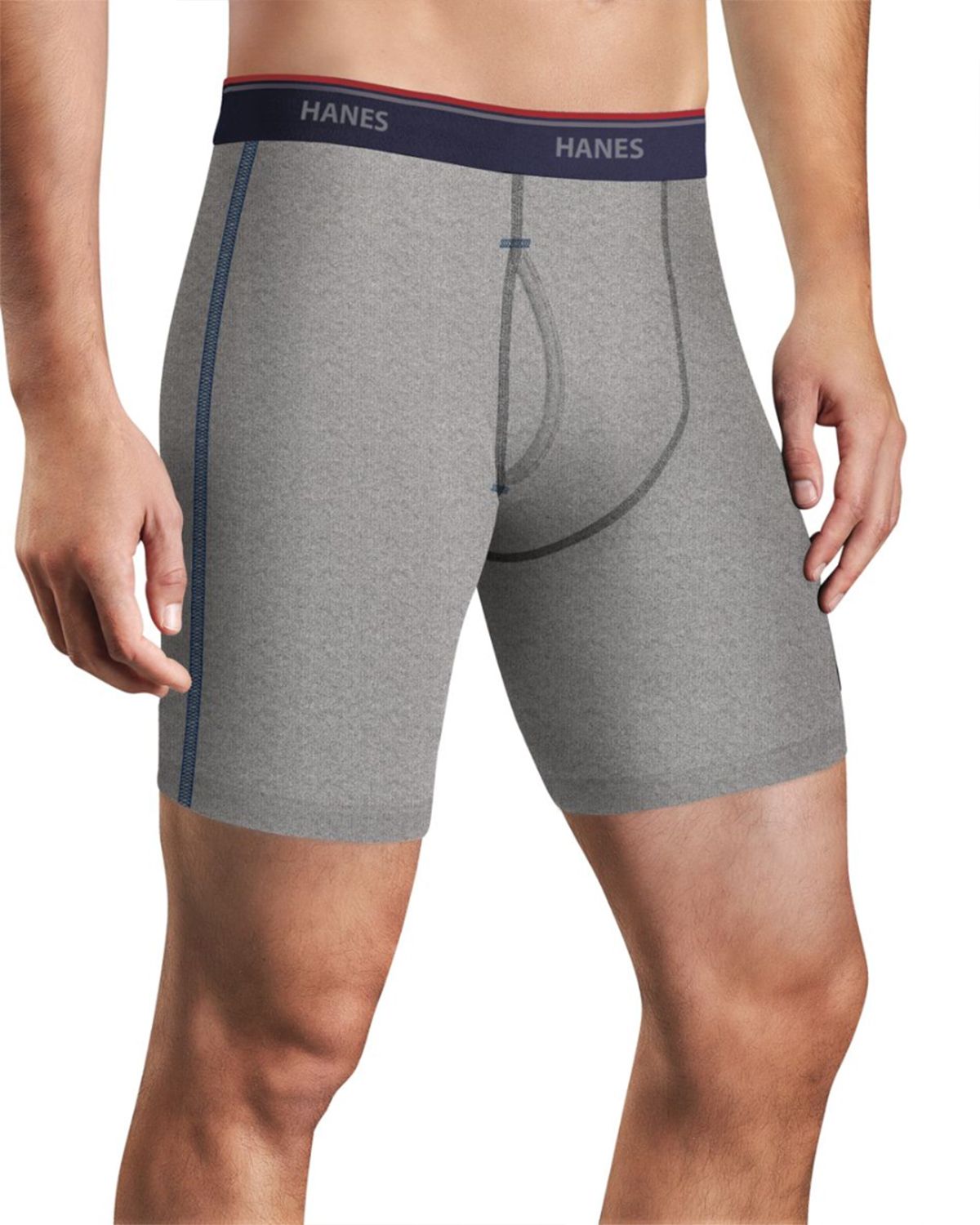 Hanes MCB3A4 Men's Cool DRI Boxer Briefs with Comfort Flex Waistband 4Pack