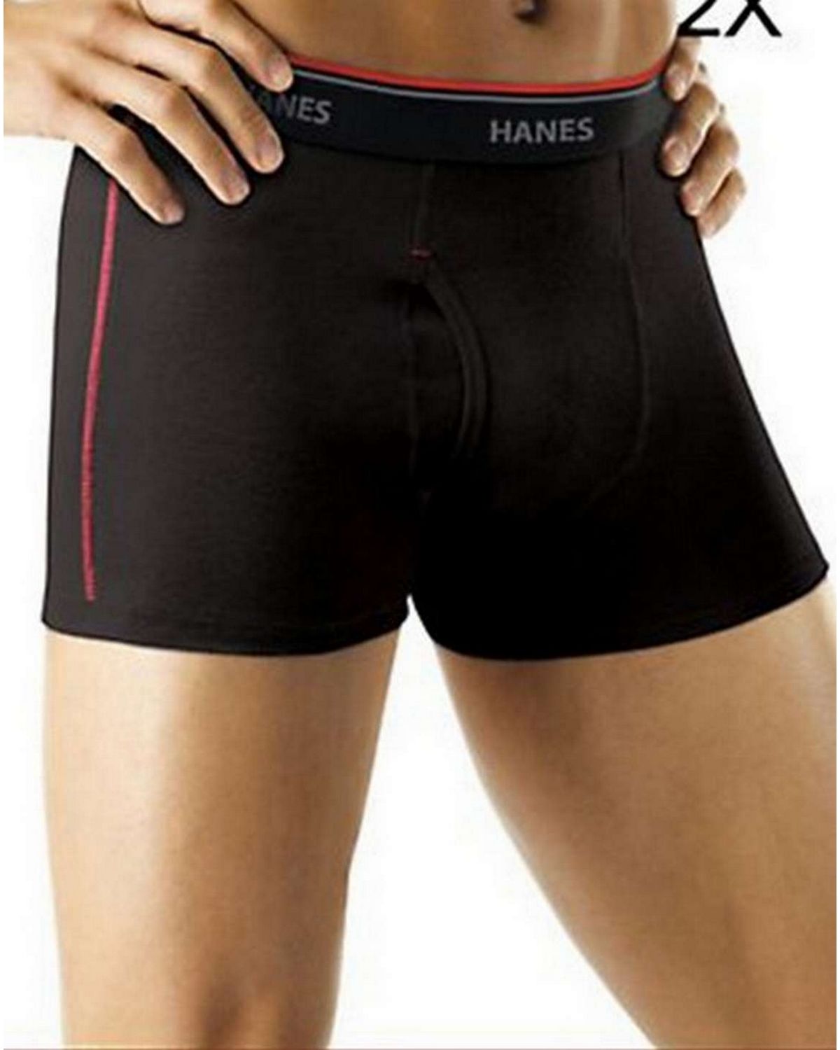 Hanes MCBAS4 Mens Sport Cool DRI Short Leg Boxer Briefs 2XL 4-Pack