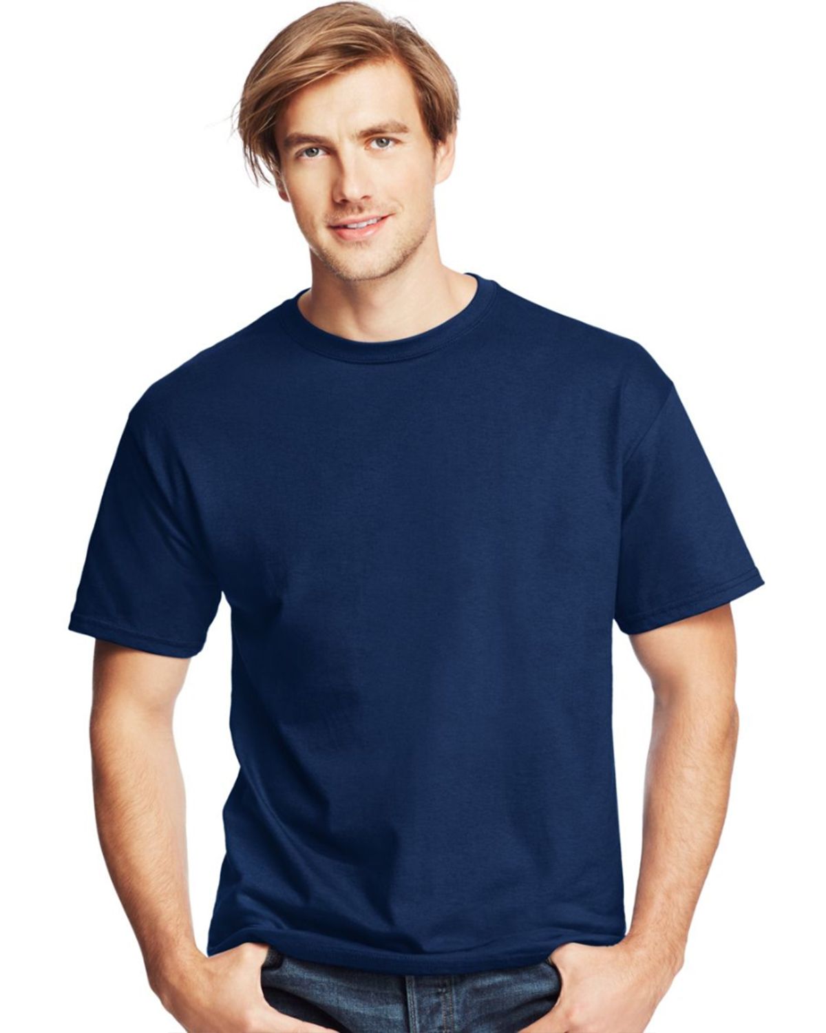 Hanes O5280R Men's TAGLESS ComfortSoft Crewneck T-Shirt 12-Pack