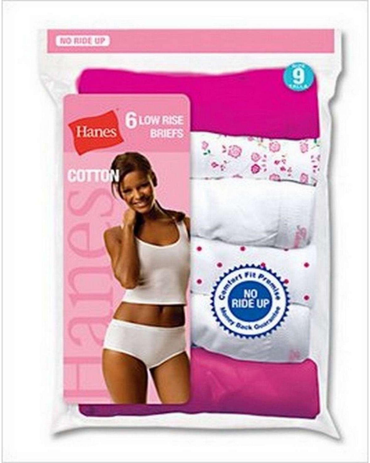 Hanes women's low rise cotton briefs