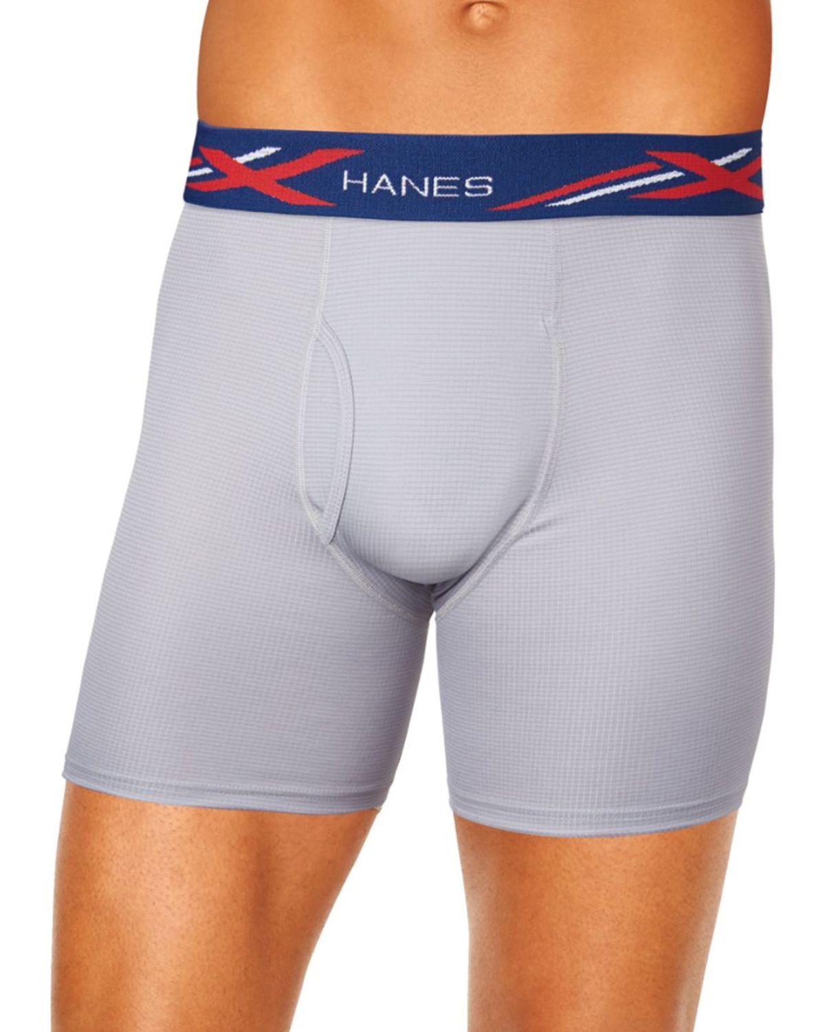 Hanes PXBCP1 Hanes PXBCP1 Men's XTemp Checker Boxer Briefs 1Pack