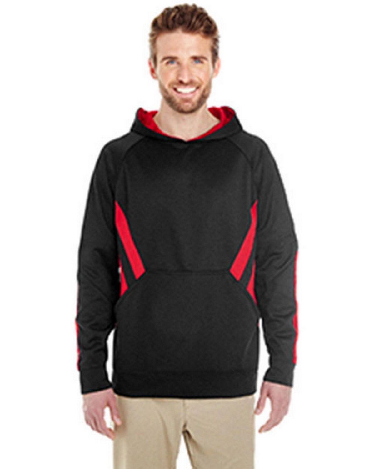 Harriton M980 Men's Quarter Zip Fleece Pullover