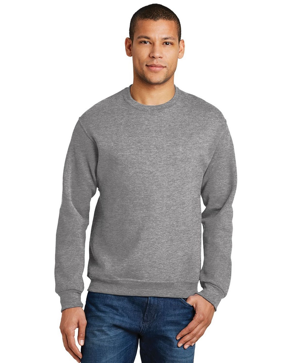 Jerzees 562M NuBlend Crewneck Sweatshirt - Shop at ApparelnBags.com