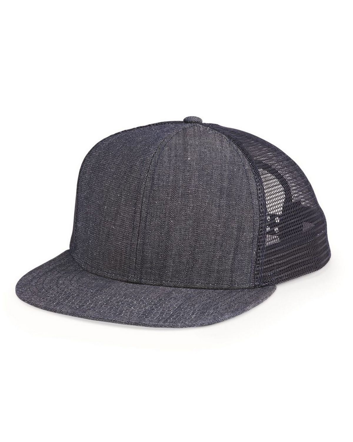 Mega Cap 6997B | Mega Cap 6997B Flat Bill Six-Panel Trucker Cap