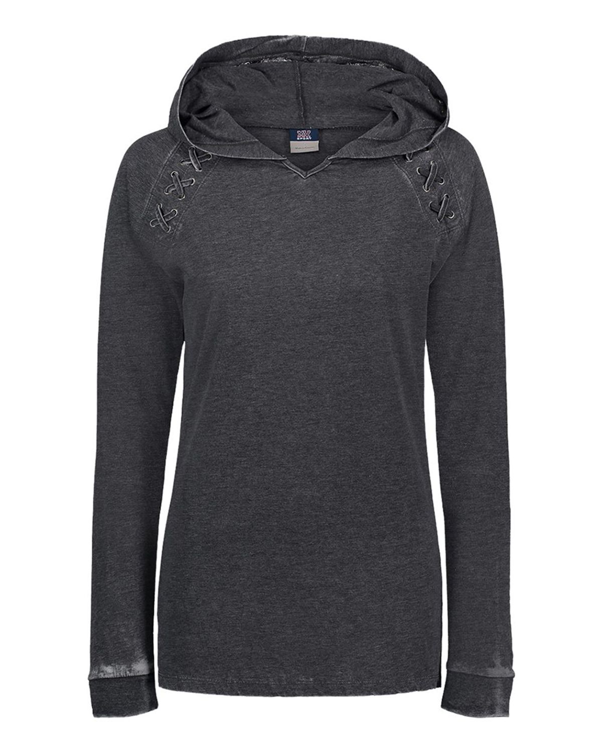 MV Sport W19467 Mv Sport W19467 Women's Lace Shoulder Hooded Pullover