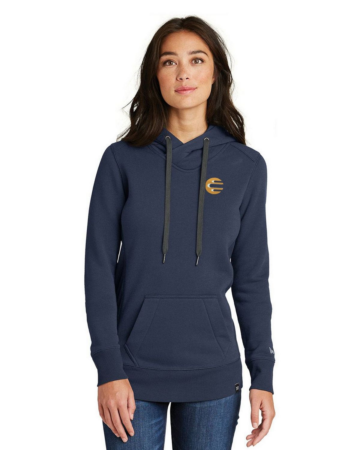 New Era Logo Embroidered Hoodie - For Women - Free Shipping Available