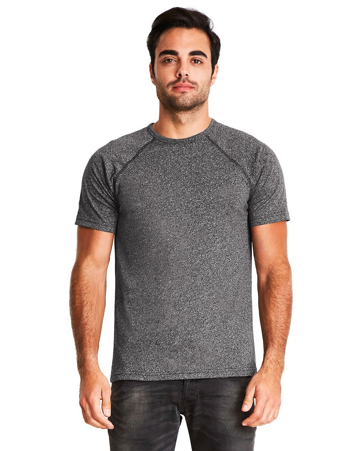 Download Next Level 2050 Mens Mock Twist Short-Sleeve Raglan T-Shirt