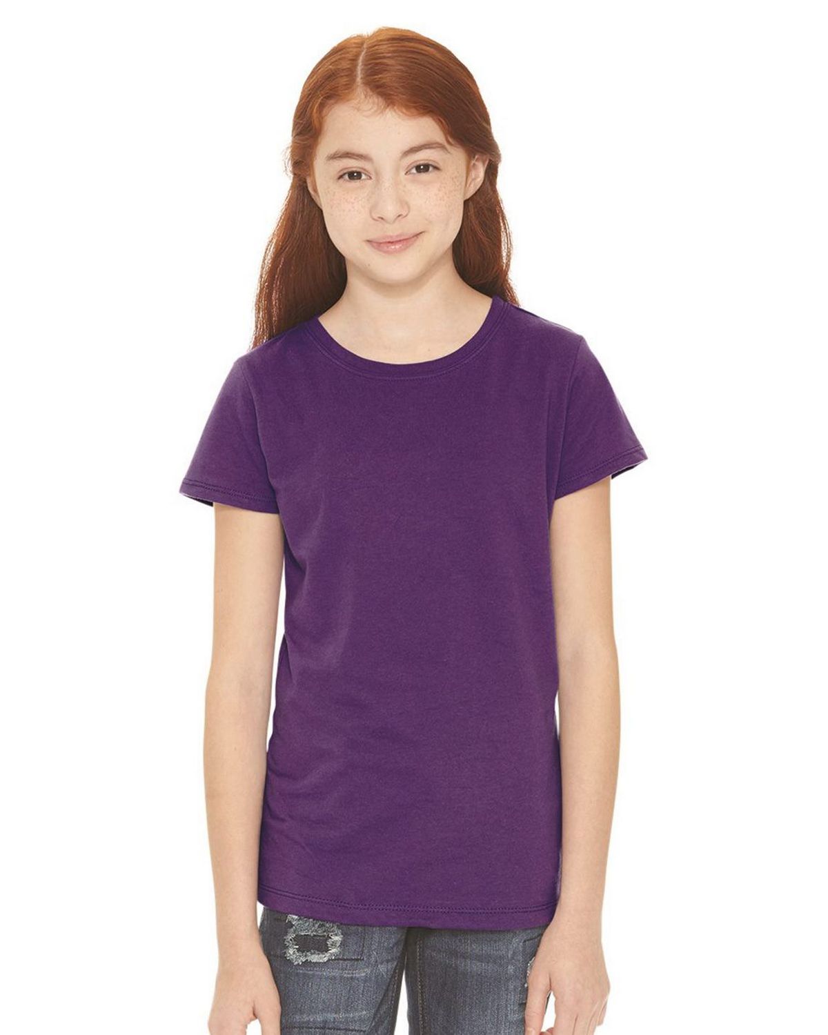 Personalized Custom Text Print Next Level Girls Soft Princess Tee T-Shirt 3710