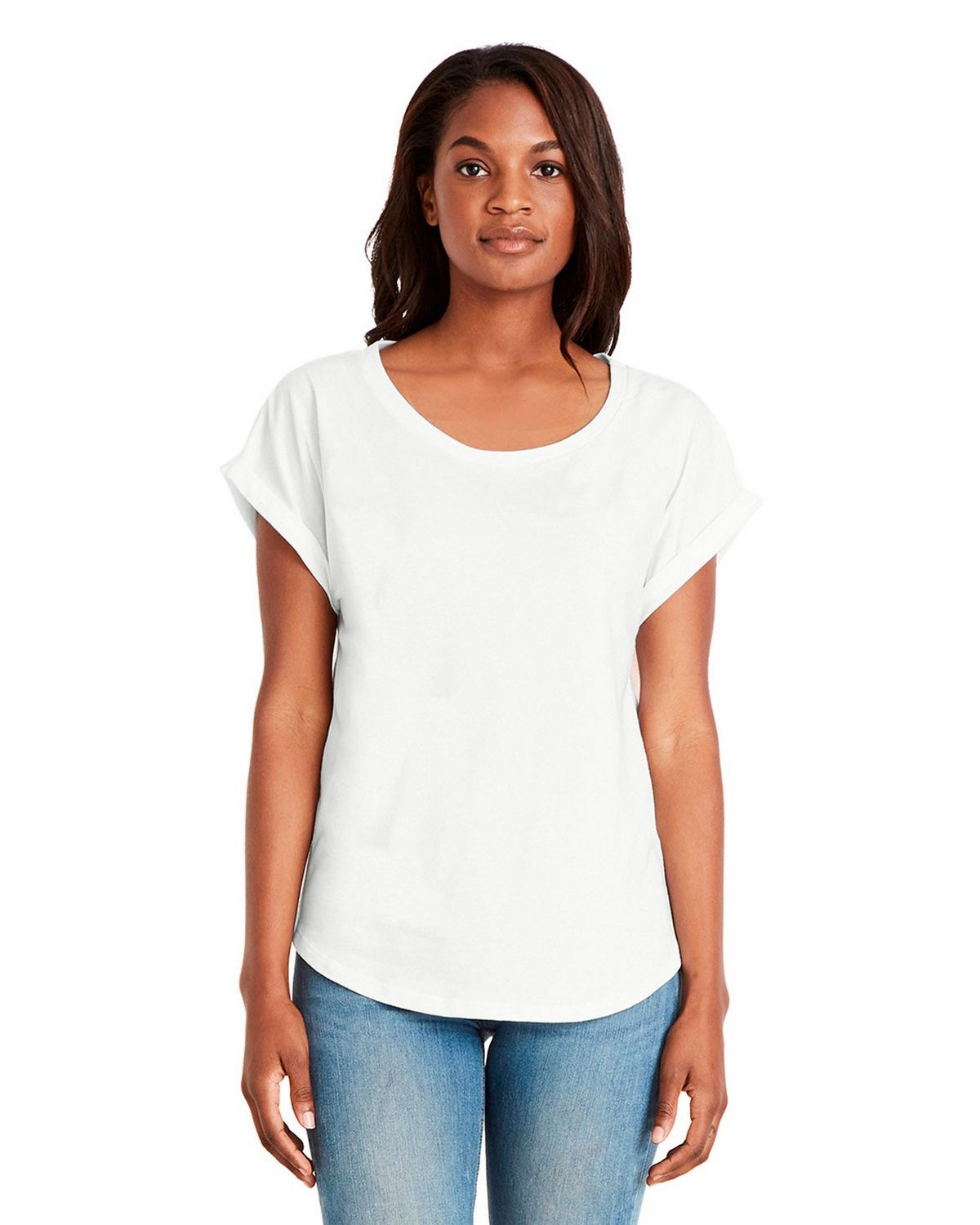 Next Level 6360 Ladies Dolman with Rolled Sleeves