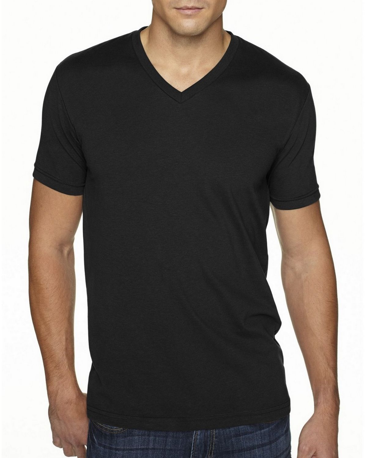 Next Level 6440 Mens Premium Fitted Sueded V-Neck Tee