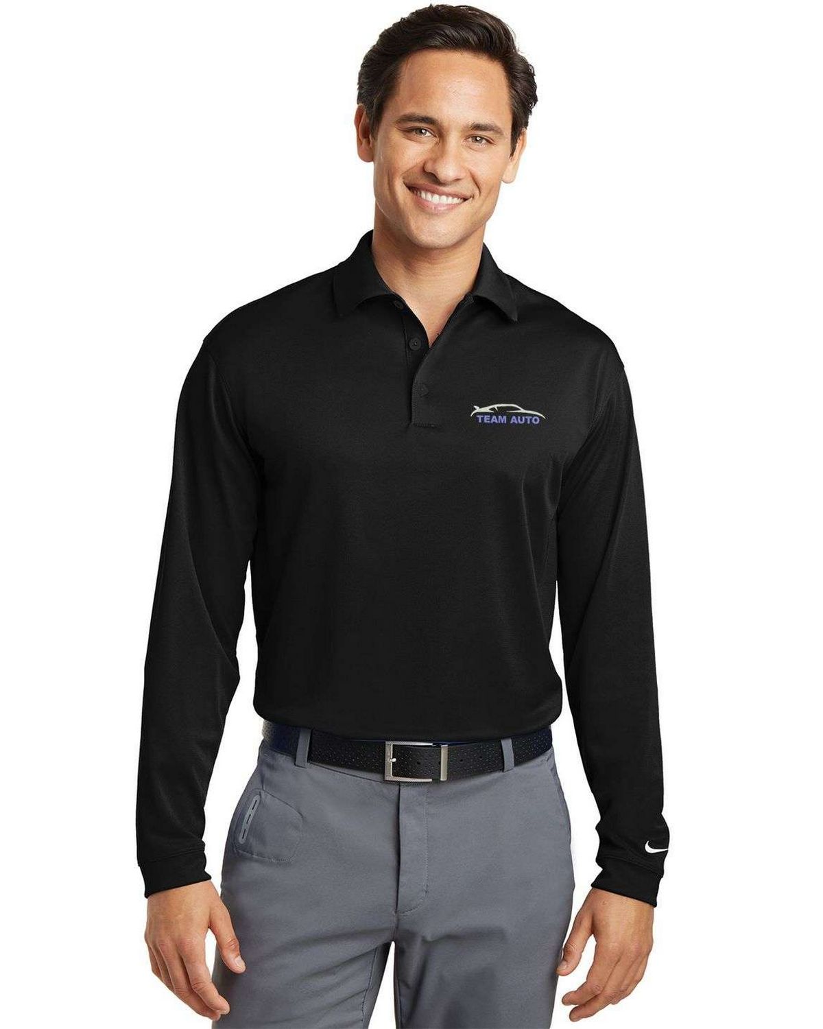 Nike Golf 604940 Tall Long Sleeve Polo Shirt - For Men