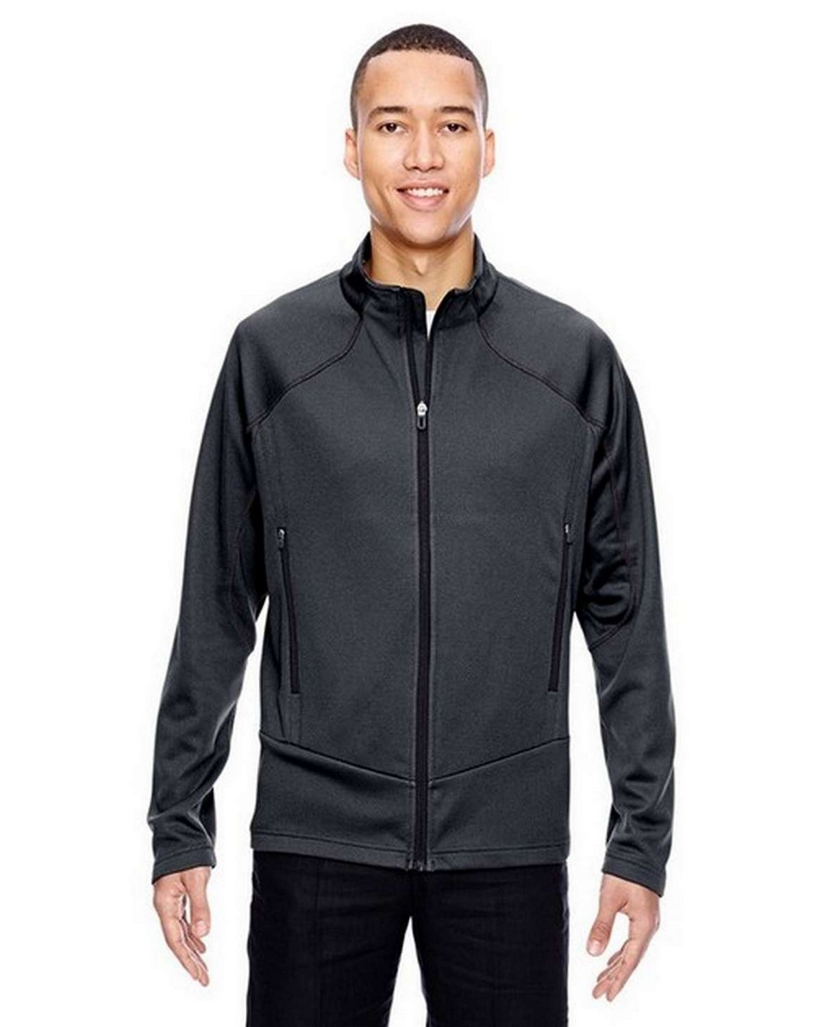 North End 88806 Men's Interactive Cadence Two-Tone Brush Back Jacket