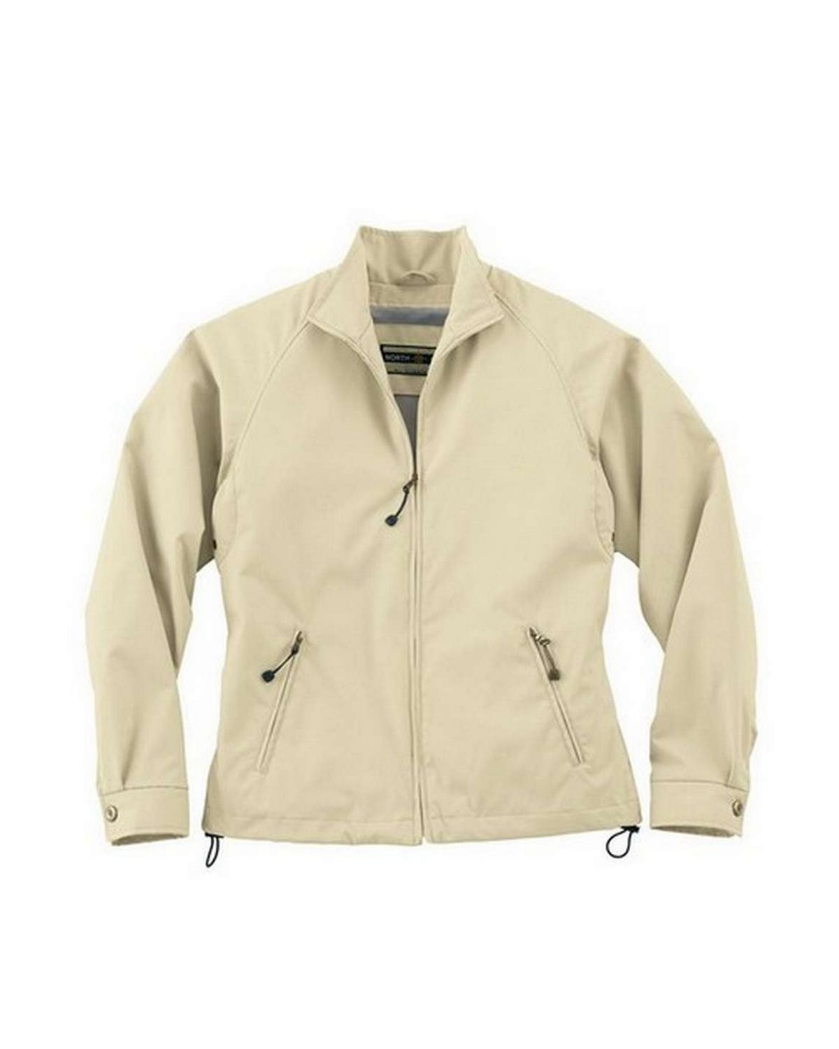 North End 78044 Ladies Micro Twill Hip Length Jacket