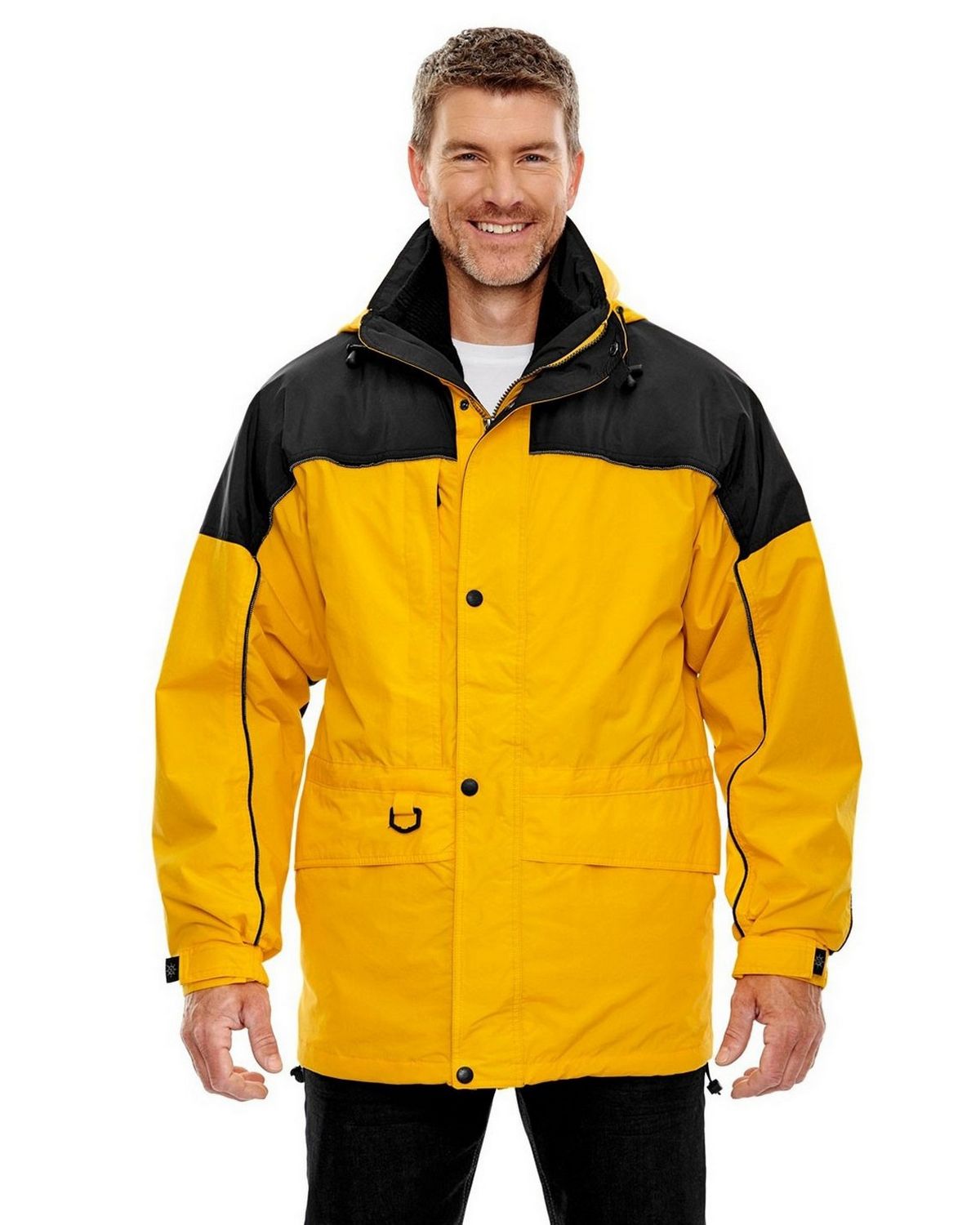 North End 88006 Mens 3-In-1 Two-Tone Parka