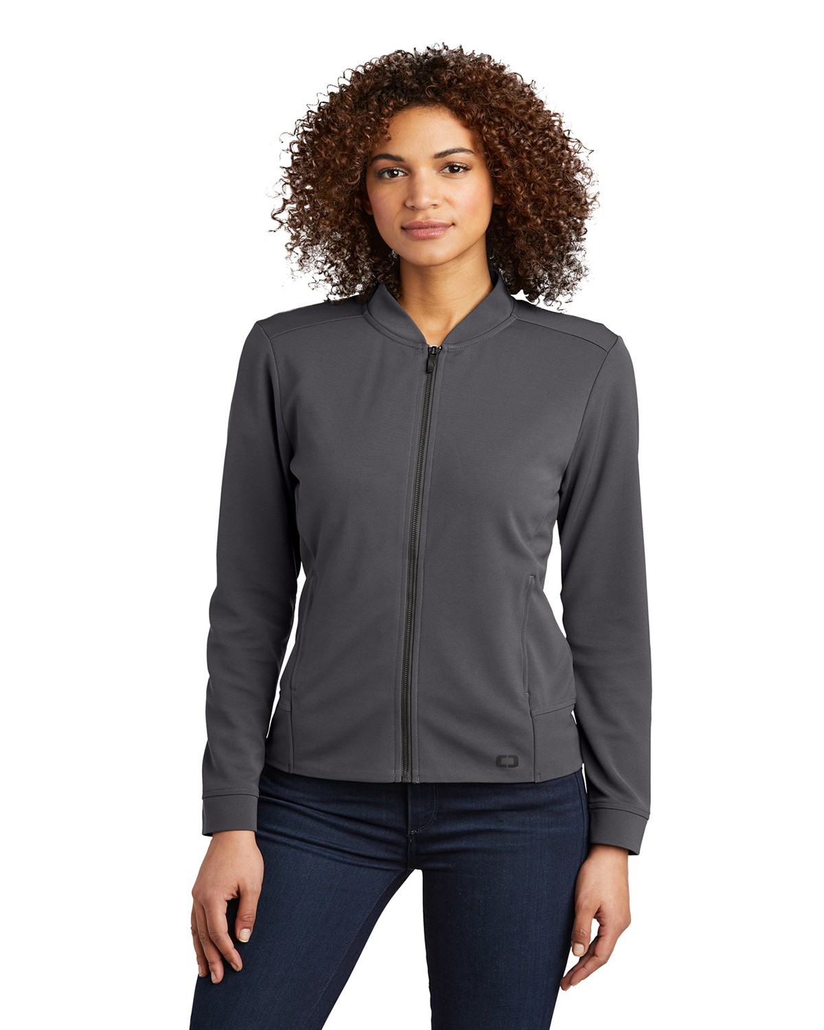 Ogio Ladies Custom Logo Embroidered Hinge Full-Zip.