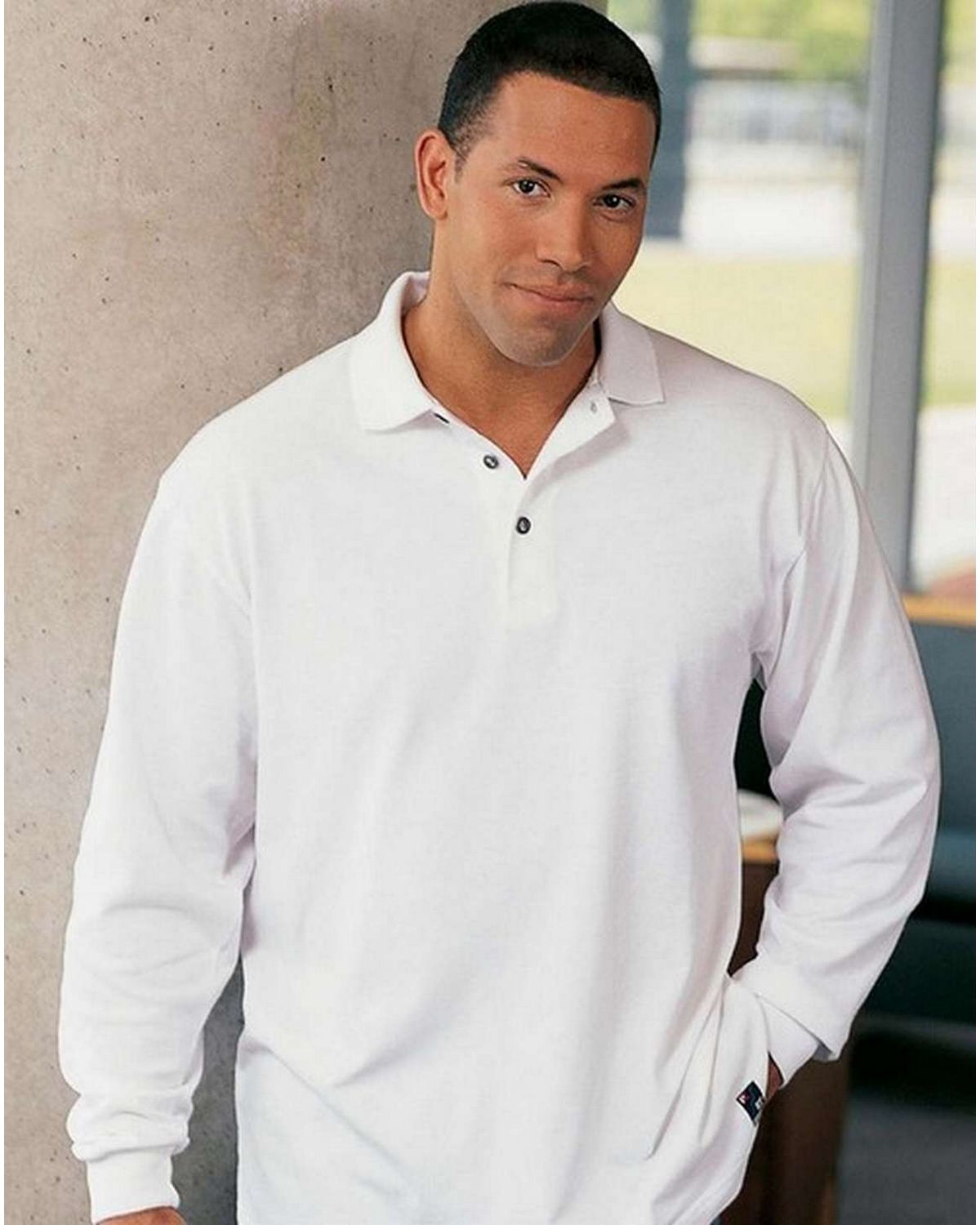Port Authority K320 Long Sleeve Pique Knit Polo